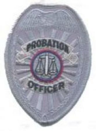 PROBATION OFFICER BADGE PATCH.